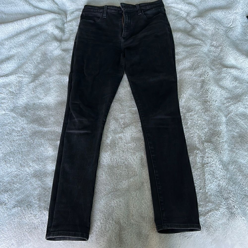 Abercrombie & Fitch Super-Skinny High Rise Curvy Love Black Jeans (Women's 27)